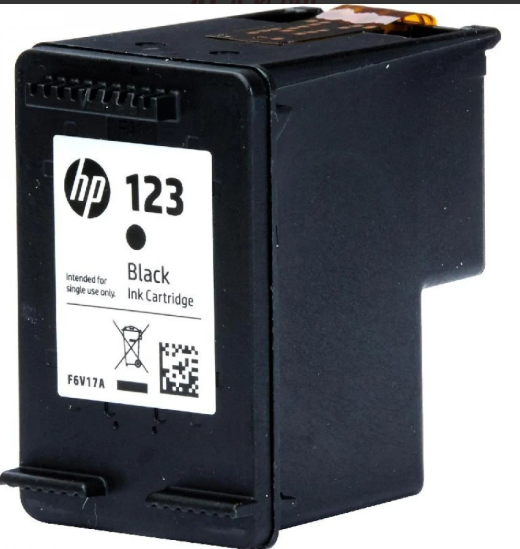 HP Ink OR Black 123 علبة حبر مطابق