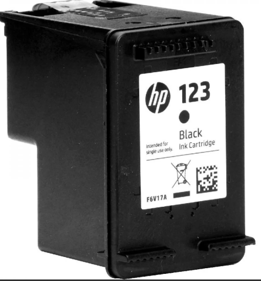 HP Ink OR Black 123 علبة حبر مطابق