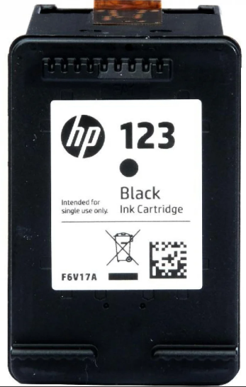 HP Ink OR Black 123 علبة حبر مطابق