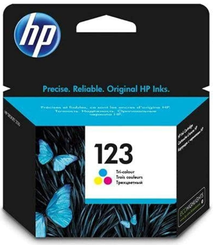 HP Ink OR Color 123  علبة حبر مطابق