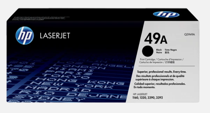 HP Toner OR Black 49A علبة حبر أصلي