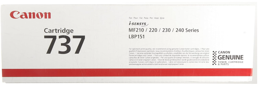 Canon Toner OR Black 737  علبة حبر أصلي