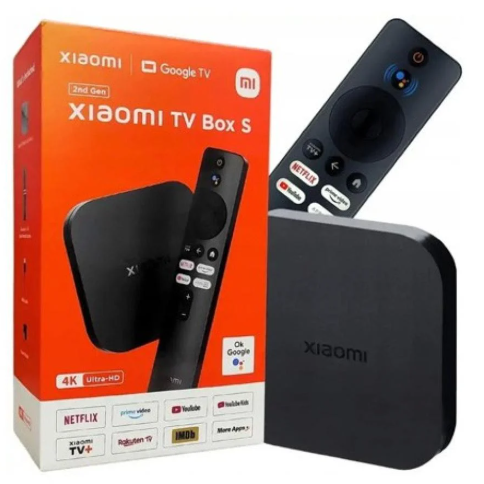 4K شاومي تي في مي بوكس اس أسود