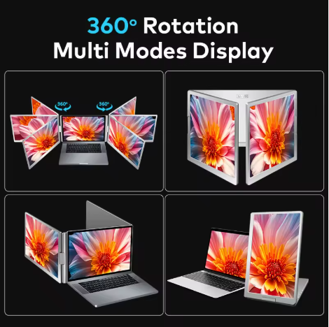 الشاشات المتعددة المحمولة موسع شاشة الابتوب