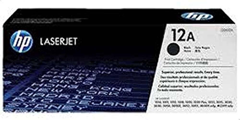 Laser Toner 12A Black   علبة حبر مطابق