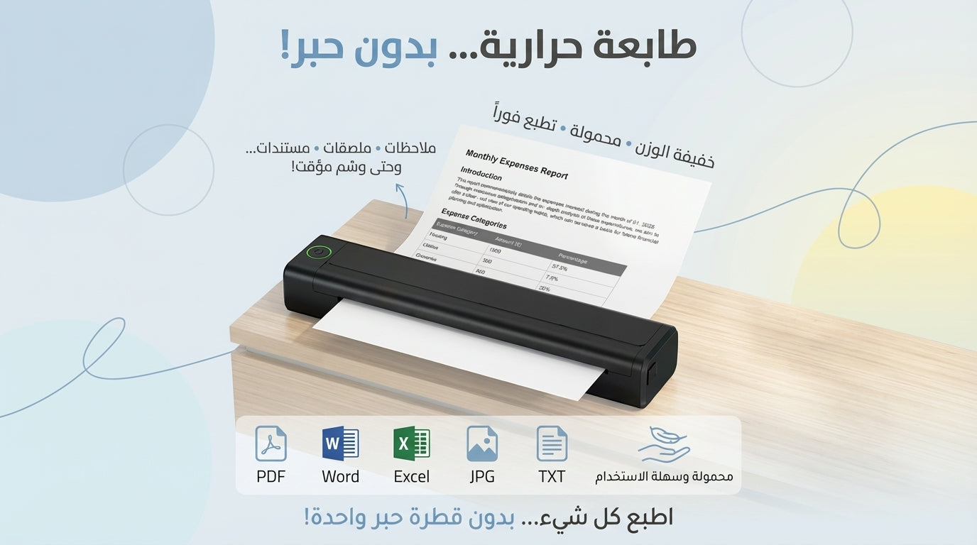 A4 طابعة حرارية متنقلة