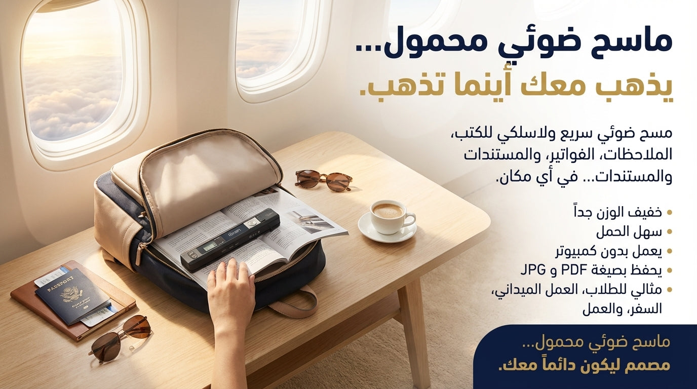 I5 Zero Margin   USB+WIFI  ماسح ضوئي محمول