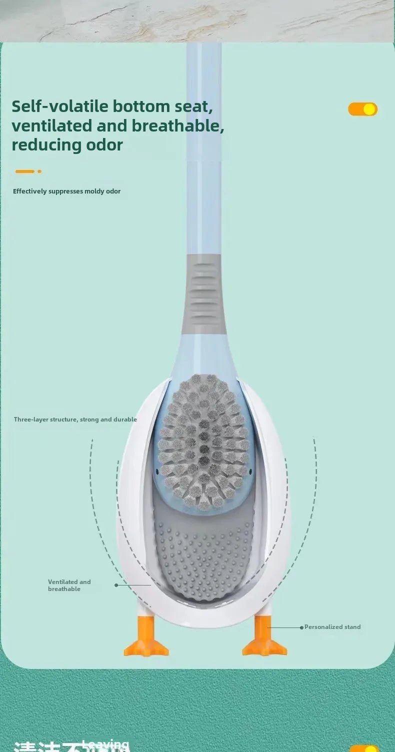 فرشاة مرحاض متعددة الوظائف من السيليكون