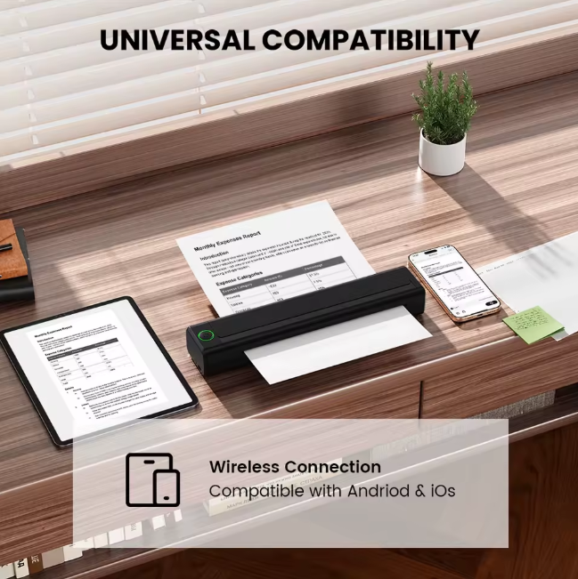 A4 طابعة حرارية متنقلة