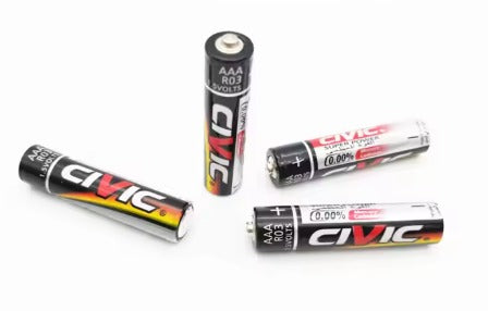 بطارية CIVIC AAA 1.5V  Super Power (قطع4)