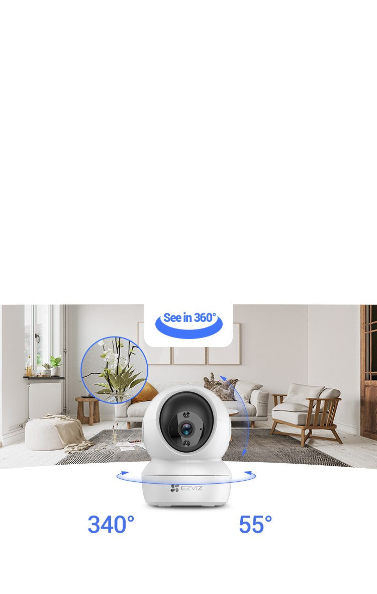 Cam E6 3K 360° EZVIZ  Indoor كاميرا داخلية إزفايز