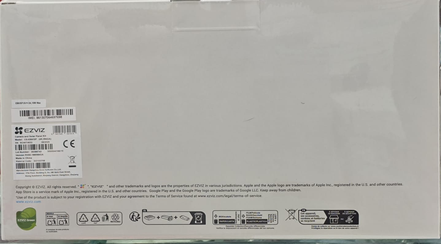 كاميرا مراقبة منزلية ذكية EZVIZ EB8 Pro 4G