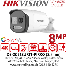 Cam analog 4K ColorVu PoC Bullet Hikvision ركاميرا كلر  هيكفيجن انلوج كاميرا كلر في يو بوك بولت 4ك