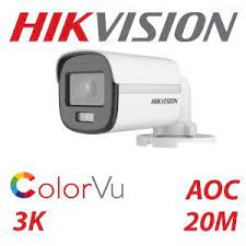 Cam analog 3K Bullet Audio ColorVu Hikvision  كاميرا هيكفيجن انلوج كلر في يو اوديو بولت 3ك